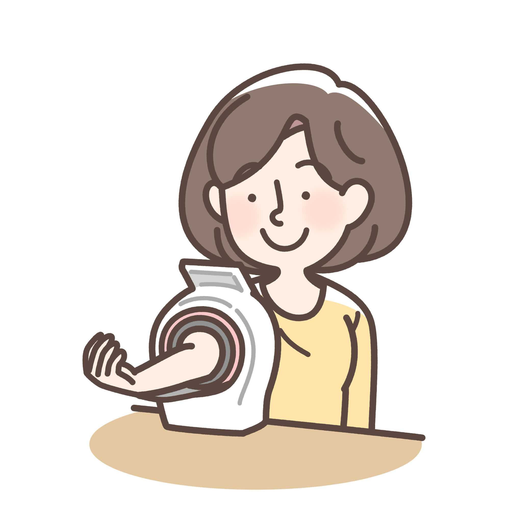 血圧計測イラスト
